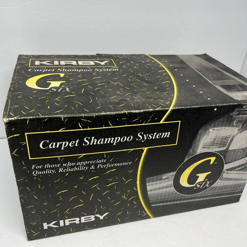 Kirby G Six G6 Carpet Complete Shampoo System Original Box Not Complete